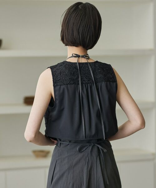 GALLEST / ギャレスト シャツ・ブラウス | ショートレースジレ | 詳細5