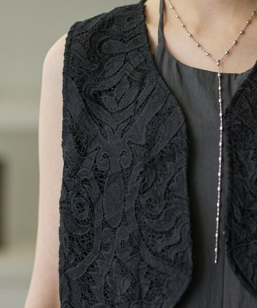 GALLEST / ギャレスト シャツ・ブラウス | ショートレースジレ | 詳細6