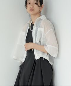 GALLEST / ギャレスト シャツ・ブラウス | ボックスシルエットシアーシャツ