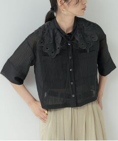 GALLEST / ギャレスト シャツ・ブラウス | ボックスシルエットシアーシャツ