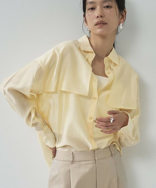 GALLEST / ギャレスト シャツ・ブラウス | ファインシアーブラウス(イエロー(031))