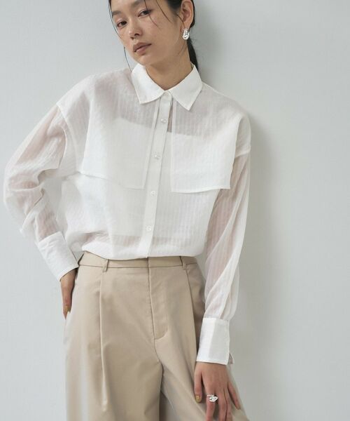 GALLEST / ギャレスト シャツ・ブラウス | ファインシアーブラウス(ホワイト(301))