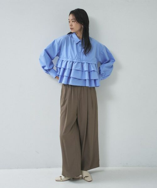 GALLEST / ギャレスト シャツ・ブラウス | 【一部店舗限定】ティアードフリルシャツ | 詳細1