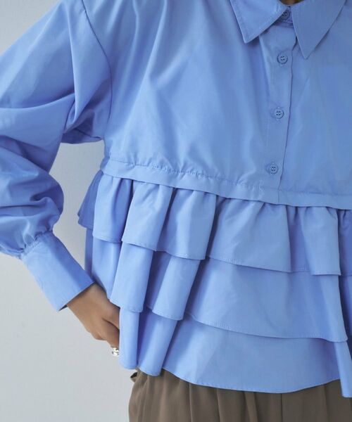GALLEST / ギャレスト シャツ・ブラウス | 【一部店舗限定】ティアードフリルシャツ | 詳細6