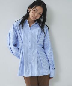 GALLEST / ギャレスト シャツ・ブラウス | 【一部店舗限定】ストライプタックシャツ