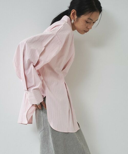 GALLEST / ギャレスト シャツ・ブラウス | 【一部店舗限定】ストライプタックシャツ | 詳細15