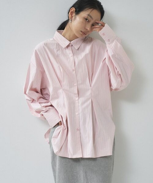 GALLEST / ギャレスト シャツ・ブラウス | 【一部店舗限定】ストライプタックシャツ | 詳細16