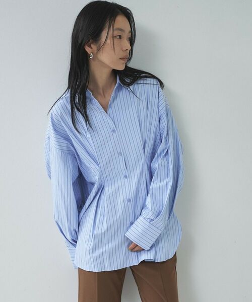 GALLEST / ギャレスト シャツ・ブラウス | 【一部店舗限定】ストライプタックシャツ | 詳細3