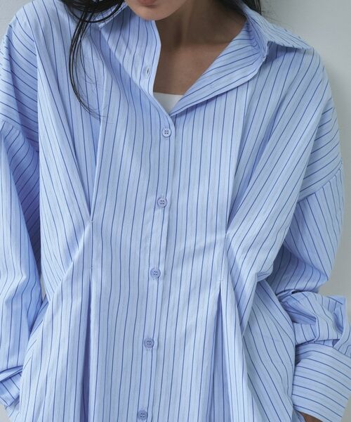 GALLEST / ギャレスト シャツ・ブラウス | 【一部店舗限定】ストライプタックシャツ | 詳細8