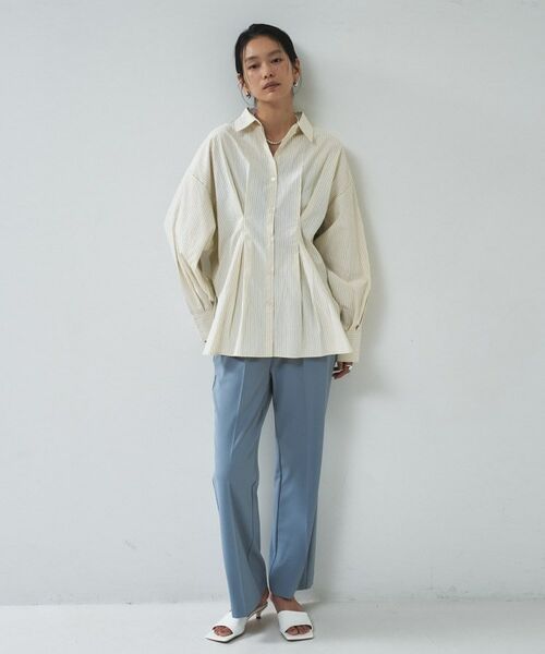 GALLEST / ギャレスト シャツ・ブラウス | 【一部店舗限定】ストライプタックシャツ | 詳細9