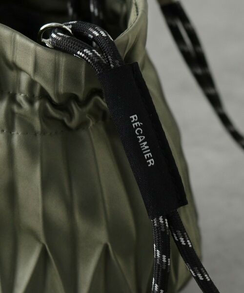 GALLEST / ギャレスト ショルダーバッグ | 【RECAMIER】プリーツ巾着 small | 詳細10