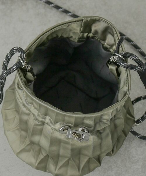 GALLEST / ギャレスト ショルダーバッグ | 【RECAMIER】プリーツ巾着 small | 詳細5