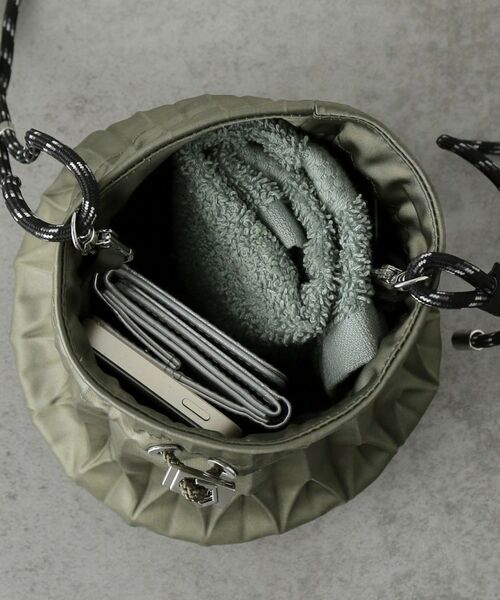 GALLEST / ギャレスト ショルダーバッグ | 【RECAMIER】プリーツ巾着 small | 詳細8