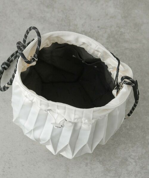 GALLEST / ギャレスト ショルダーバッグ | 【RECAMIER】プリーツ巾着 middle | 詳細5