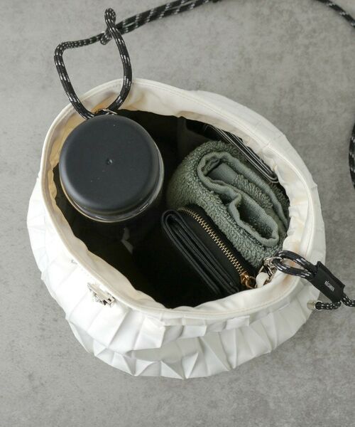 GALLEST / ギャレスト ショルダーバッグ | 【RECAMIER】プリーツ巾着 middle | 詳細8