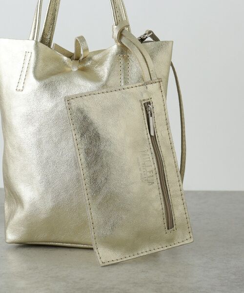 GALLEST / ギャレスト トートバッグ | 【MILLELA FIRENZE】メタリックミニトートバッグ | 詳細9