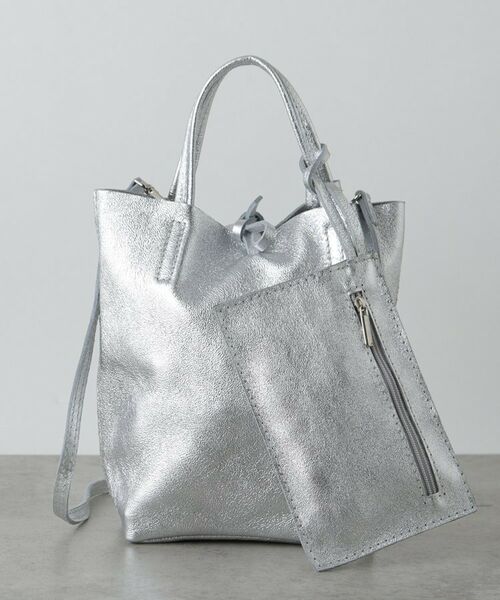 GALLEST / ギャレスト トートバッグ | 【MILLELA FIRENZE】メタリックミニトートバッグ(シルバー(006))
