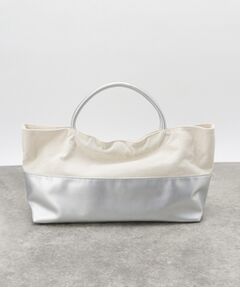 GALLEST / ギャレスト トートバッグ | バイカラーギャザーハンドルバッグ