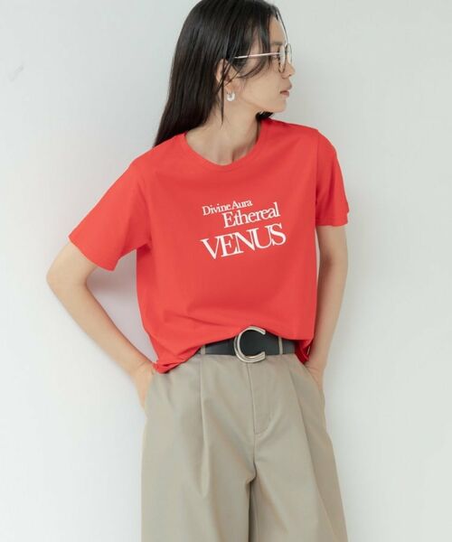 GALLEST / ギャレスト Tシャツ | タイポグラフィTシャツ（レッド(062)）