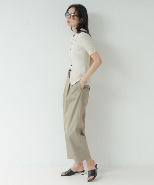 GALLEST / ギャレスト カーディガン・ボレロ | ハーフスリーブポロニットカーデ | 詳細17