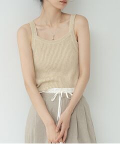 GALLEST / ギャレスト キャミソール・チューブトップ | ラメニットタンクトップ