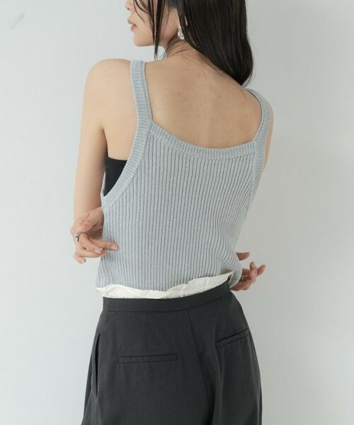 GALLEST / ギャレスト キャミソール・チューブトップ | ラメニットタンクトップ | 詳細5