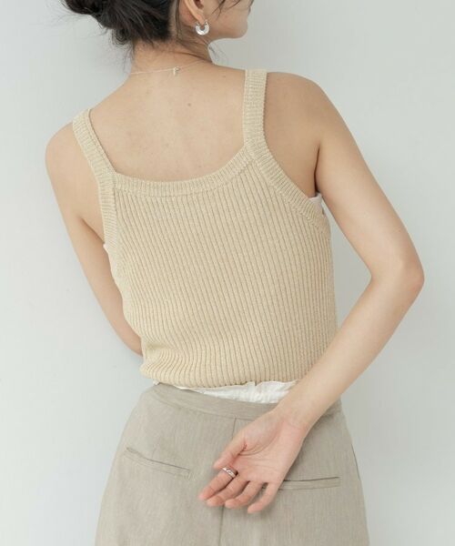 GALLEST / ギャレスト キャミソール・チューブトップ | ラメニットタンクトップ | 詳細9