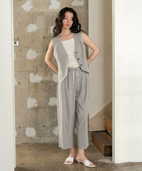 GALLEST / ギャレスト ニット・セーター | スクエアニットタンク | 詳細1