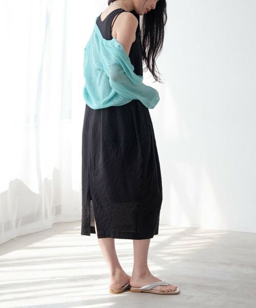 GALLEST / ギャレスト カーディガン・ボレロ | シアーフレアスリーブカーディガン【接触冷感】 | 詳細2