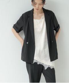 GALLEST / ギャレスト テーラードジャケット | Comfy SET UP｜ハーフスリーブジャケット【セットアップ対応／通勤／接触冷感／UVカット】