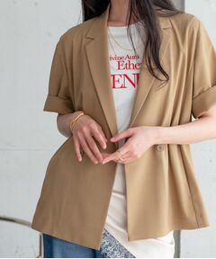 GALLEST / ギャレスト テーラードジャケット | Comfy SET UP｜ハーフスリーブジャケット【セットアップ対応／通勤／接触冷感／UVカット】