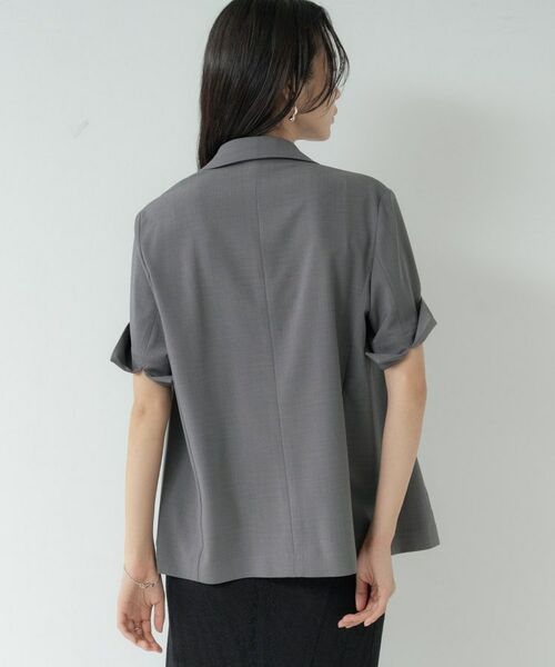 GALLEST / ギャレスト テーラードジャケット | Comfy SET UP｜ハーフスリーブジャケット【セットアップ対応／通勤／接触冷感／UVカット】 | 詳細12