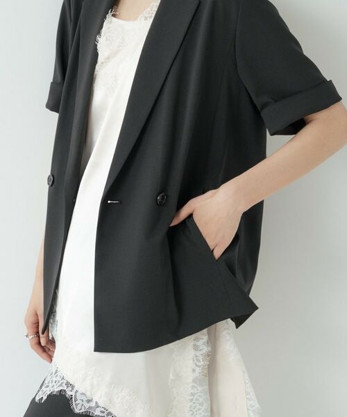 GALLEST / ギャレスト テーラードジャケット | Comfy SET UP｜ハーフスリーブジャケット【セットアップ対応／通勤／接触冷感／UVカット】 | 詳細21