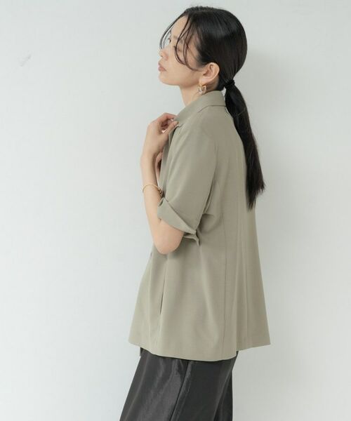 GALLEST / ギャレスト テーラードジャケット | Comfy SET UP｜ハーフスリーブジャケット【セットアップ対応／通勤／接触冷感／UVカット】 | 詳細25