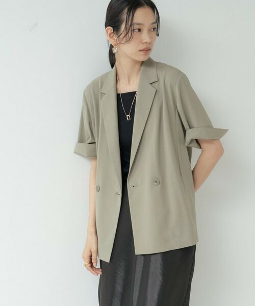 GALLEST / ギャレスト テーラードジャケット | Comfy SET UP｜ハーフスリーブジャケット【セットアップ対応／通勤／接触冷感／UVカット】 | 詳細26