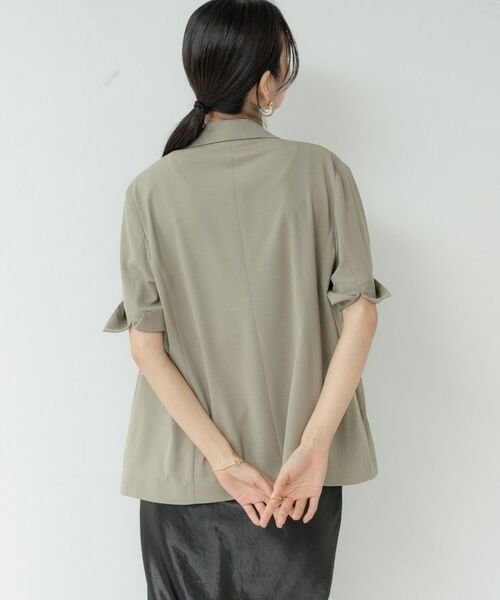 GALLEST / ギャレスト テーラードジャケット | Comfy SET UP｜ハーフスリーブジャケット【セットアップ対応／通勤／接触冷感／UVカット】 | 詳細27