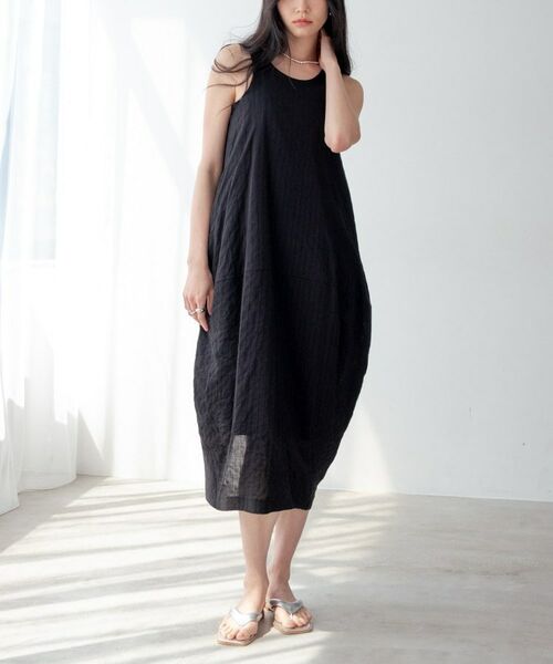 GALLEST / ギャレスト ロング・マキシ丈ワンピース | ミニマルコクーンワンピース | 詳細3