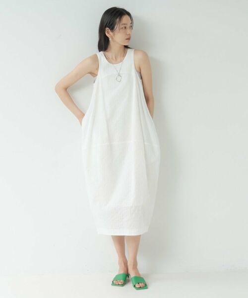GALLEST / ギャレスト ロング・マキシ丈ワンピース | ミニマルコクーンワンピース | 詳細8