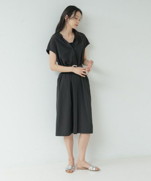 GALLEST / ギャレスト ミニ丈・ひざ丈ワンピース | Comfy SET UP｜スキッパーワンピース【通勤／接触冷感／UVカット】 | 詳細16