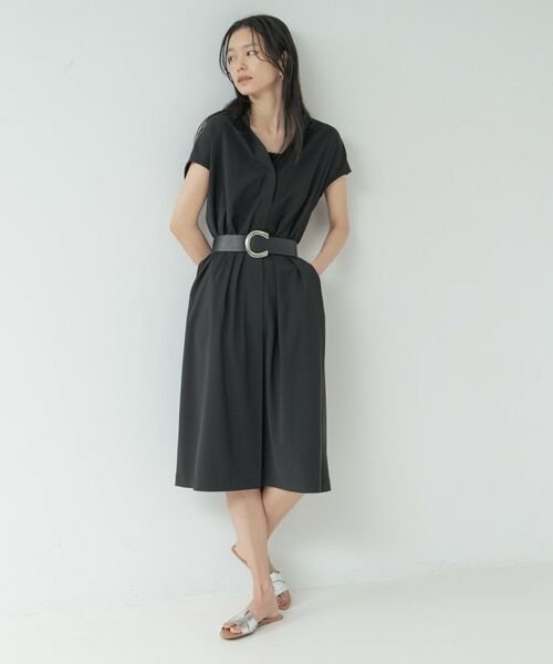GALLEST / ギャレスト ミニ丈・ひざ丈ワンピース | Comfy SET UP｜スキッパーワンピース【通勤／接触冷感／UVカット】 | 詳細17