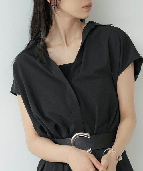 GALLEST / ギャレスト ミニ丈・ひざ丈ワンピース | Comfy SET UP｜スキッパーワンピース【通勤／接触冷感／UVカット】 | 詳細19