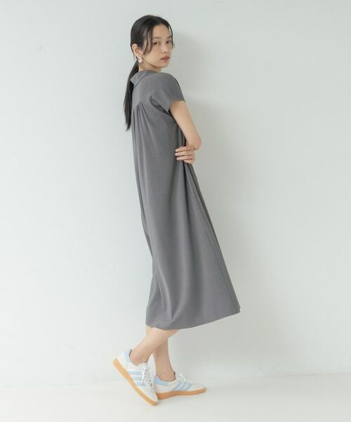 GALLEST / ギャレスト ミニ丈・ひざ丈ワンピース | Comfy SET UP｜スキッパーワンピース【通勤／接触冷感／UVカット】 | 詳細24