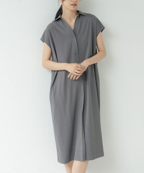 GALLEST / ギャレスト ミニ丈・ひざ丈ワンピース | Comfy SET UP｜スキッパーワンピース【通勤／接触冷感／UVカット】 | 詳細26