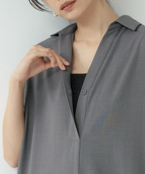 GALLEST / ギャレスト ミニ丈・ひざ丈ワンピース | Comfy SET UP｜スキッパーワンピース【通勤／接触冷感／UVカット】 | 詳細28