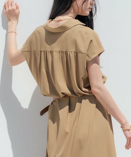 GALLEST / ギャレスト ミニ丈・ひざ丈ワンピース | Comfy SET UP｜スキッパーワンピース【通勤／接触冷感／UVカット】 | 詳細6