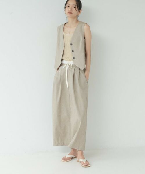 GALLEST / ギャレスト パンツ | イージーリネンタックパンツ | 詳細17