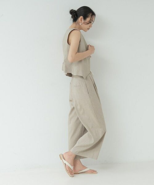 GALLEST / ギャレスト パンツ | イージーリネンタックパンツ | 詳細18