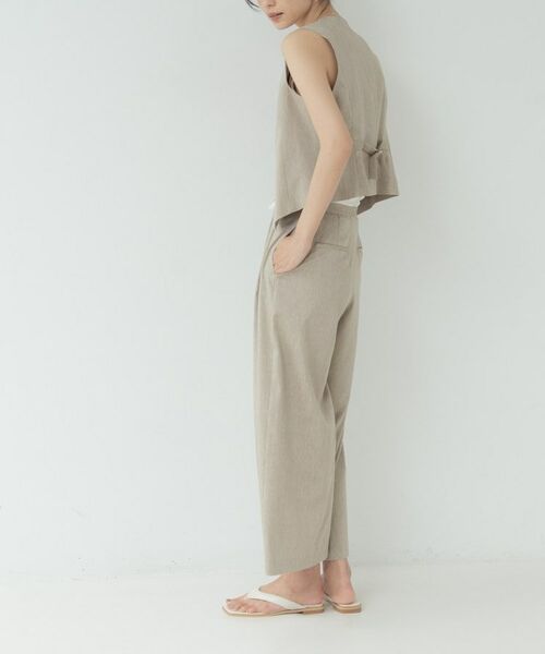 GALLEST / ギャレスト パンツ | イージーリネンタックパンツ | 詳細19