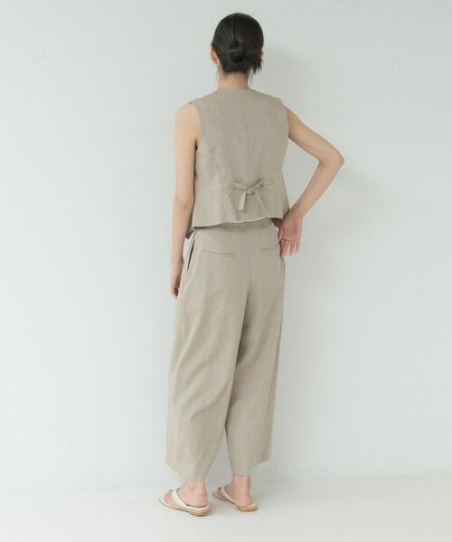 GALLEST / ギャレスト パンツ | イージーリネンタックパンツ | 詳細20
