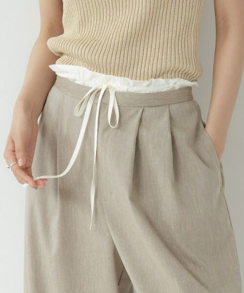 GALLEST / ギャレスト パンツ | イージーリネンタックパンツ | 詳細25